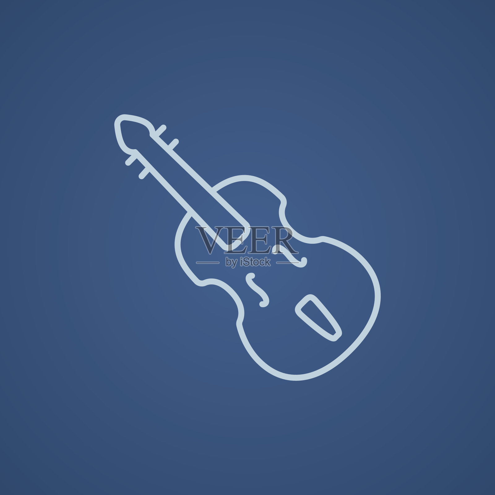 大提琴行图标插画图片素材