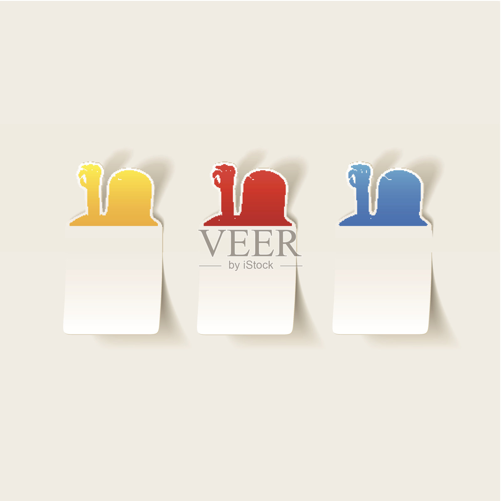 写实设计元素:墓碑插画图片素材