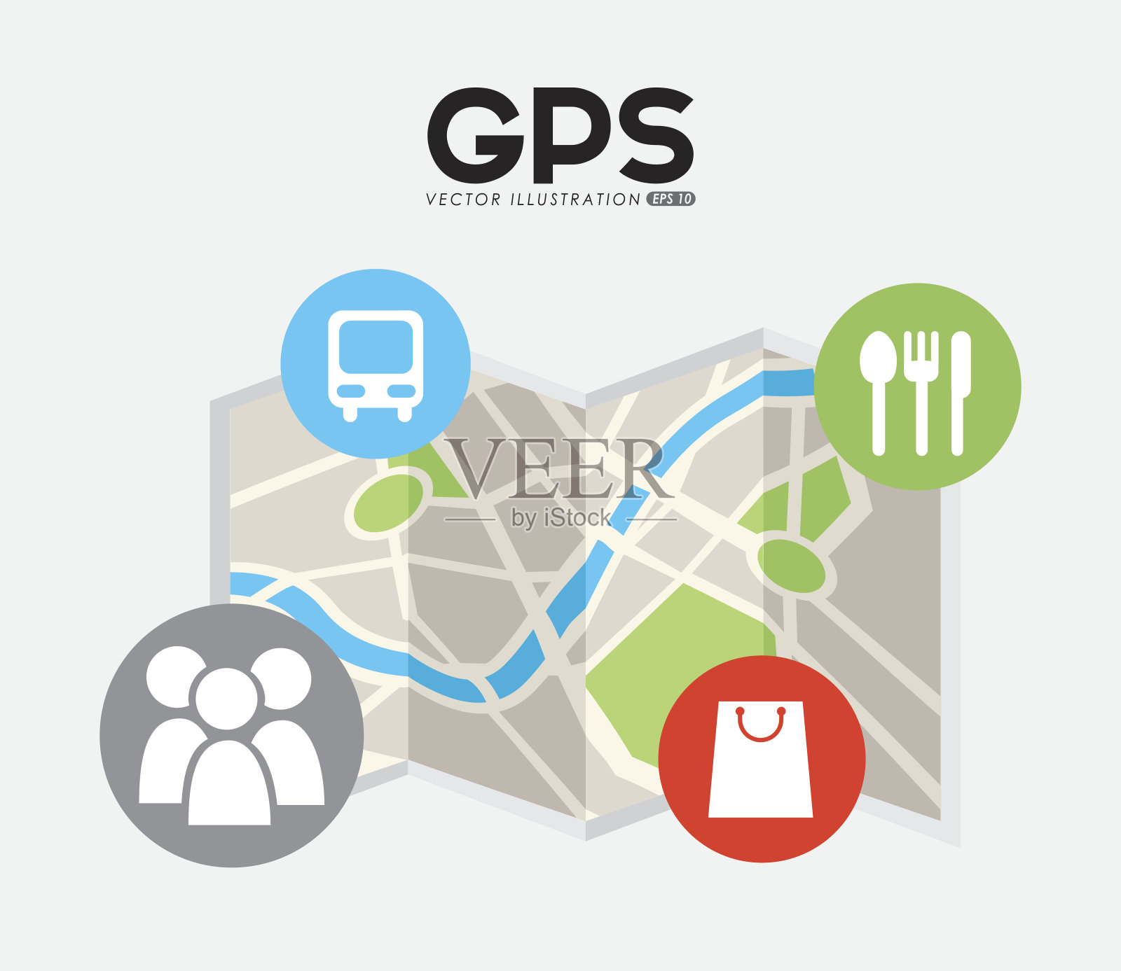 gps信号插画图片素材