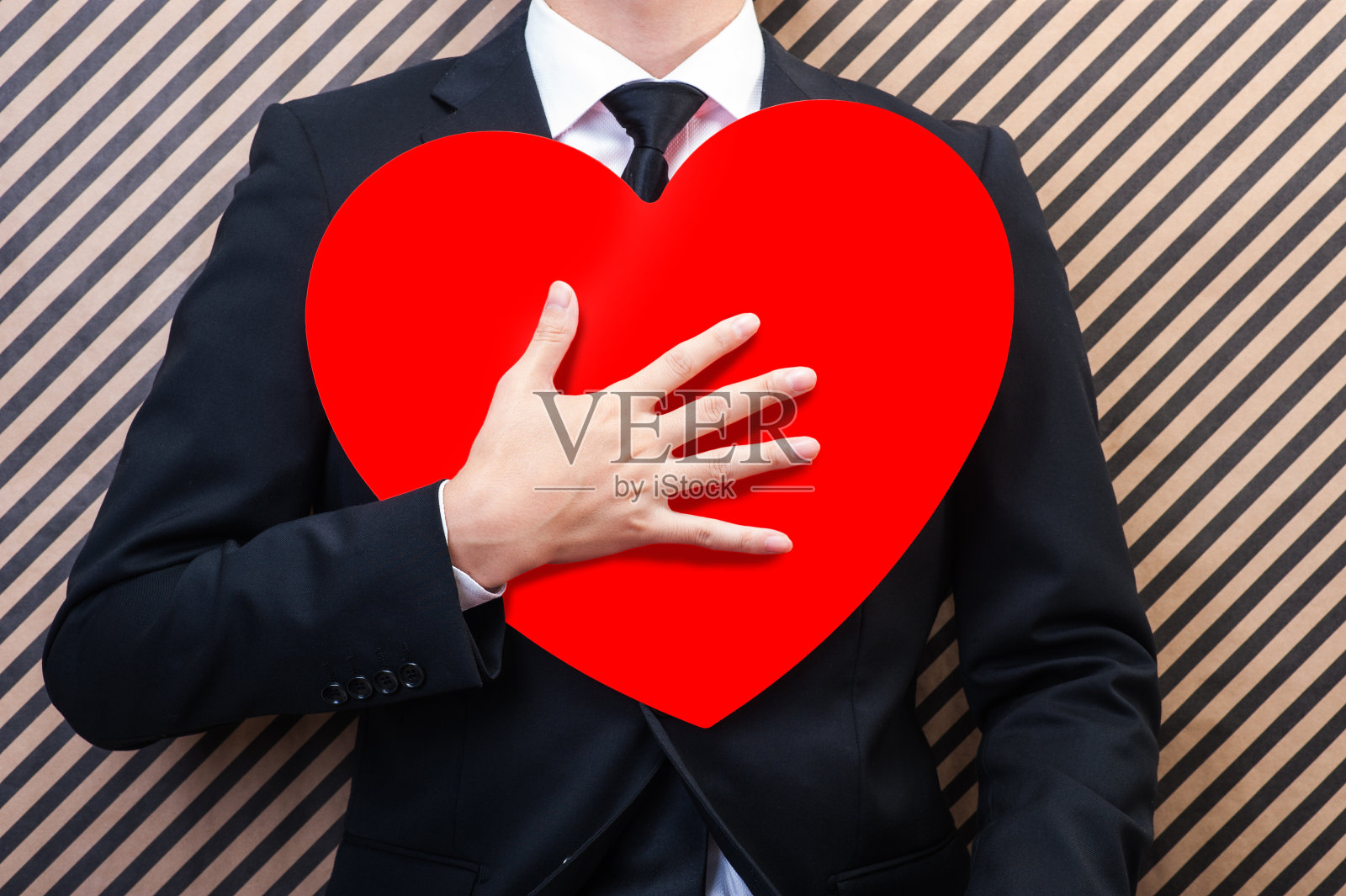 商人要有一颗心照片摄影图片