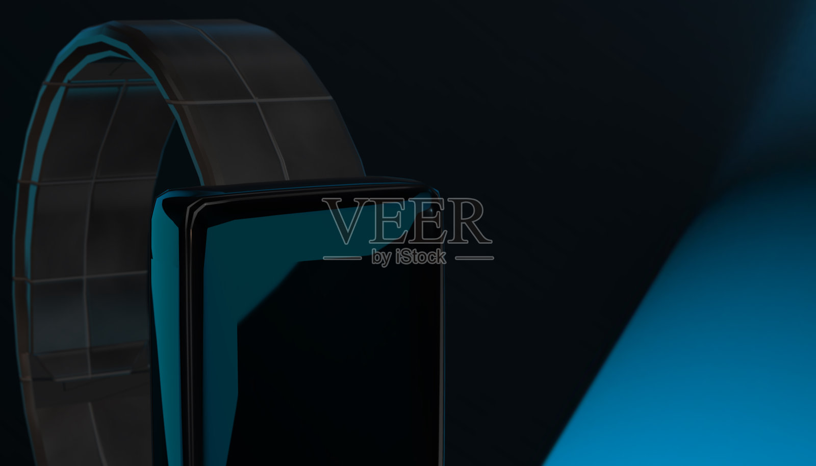 智能手表对各种材质和背景,3d渲染照片摄影图片