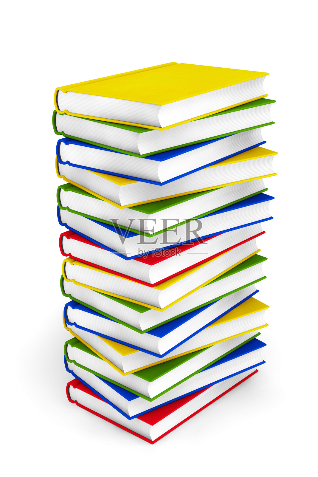 一堆五颜六色的书照片摄影图片