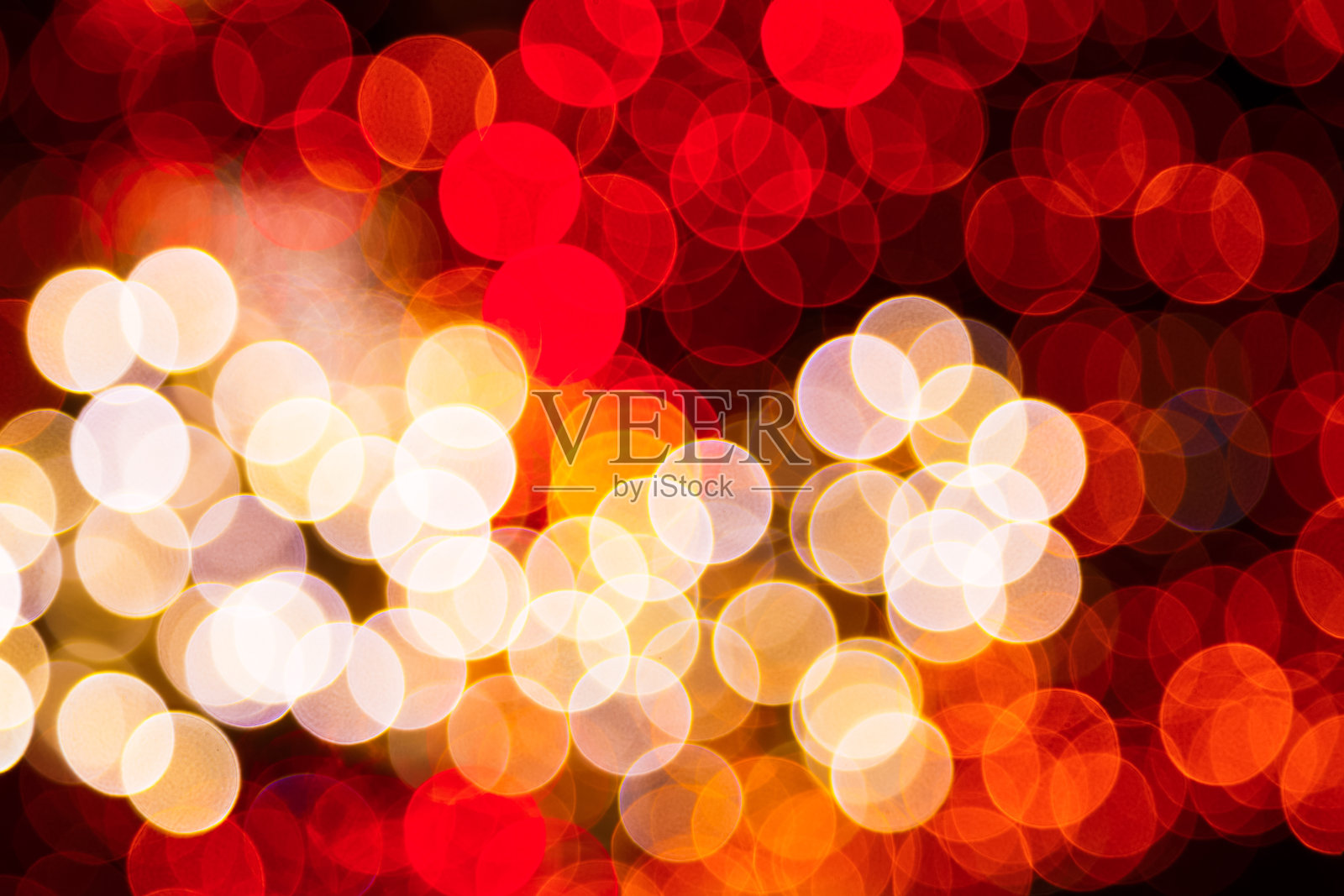 缤纷节日背景的散景城市灯光照片摄影图片