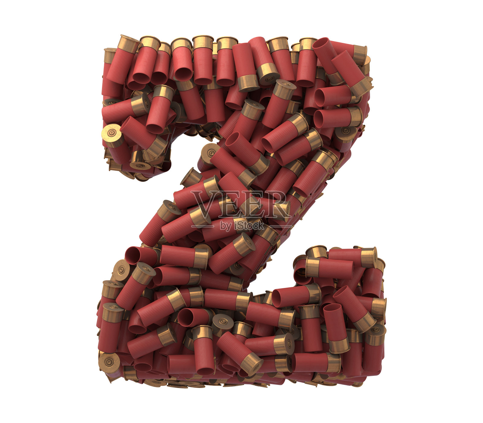 散弹枪弹药字体。照片摄影图片