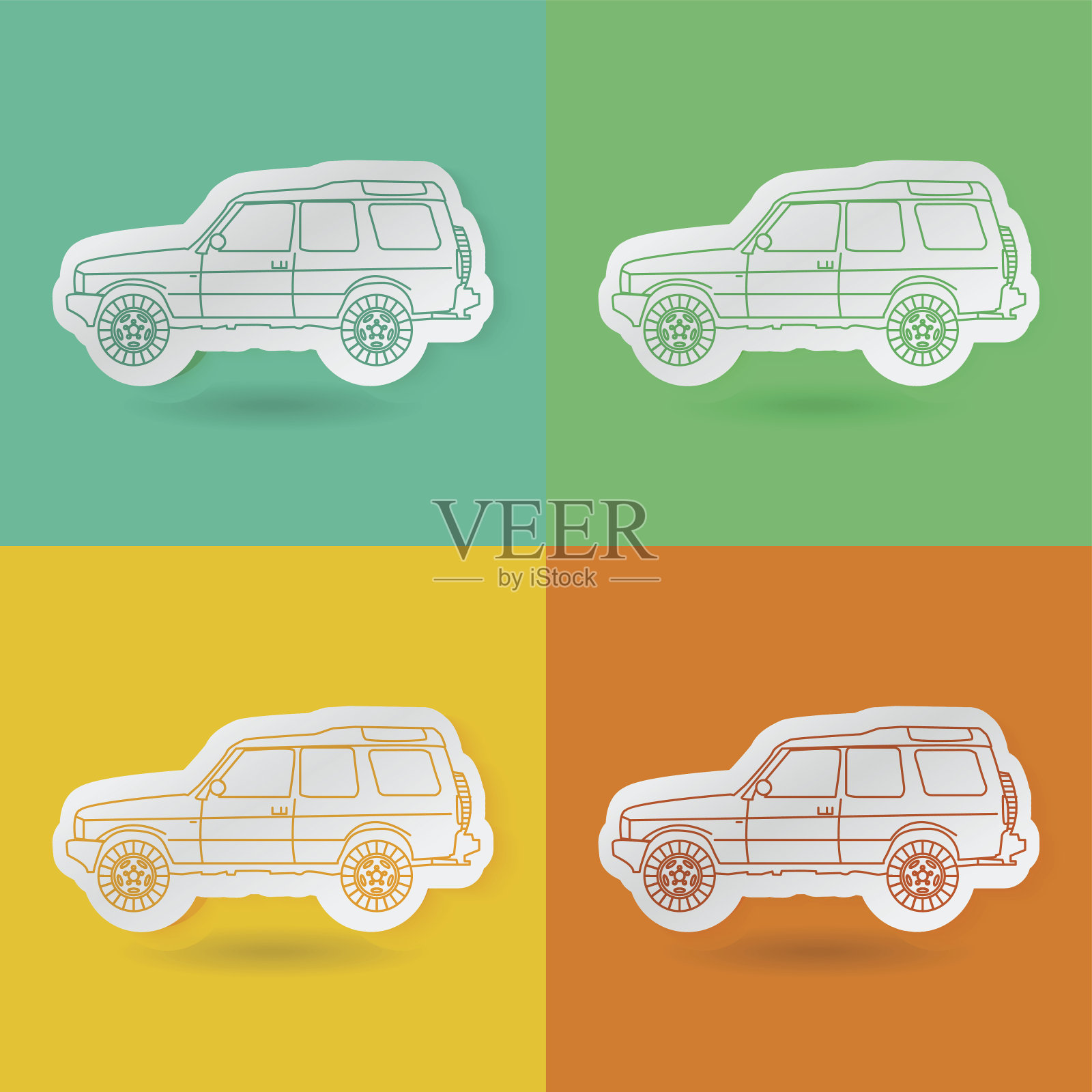 的车插画图片素材