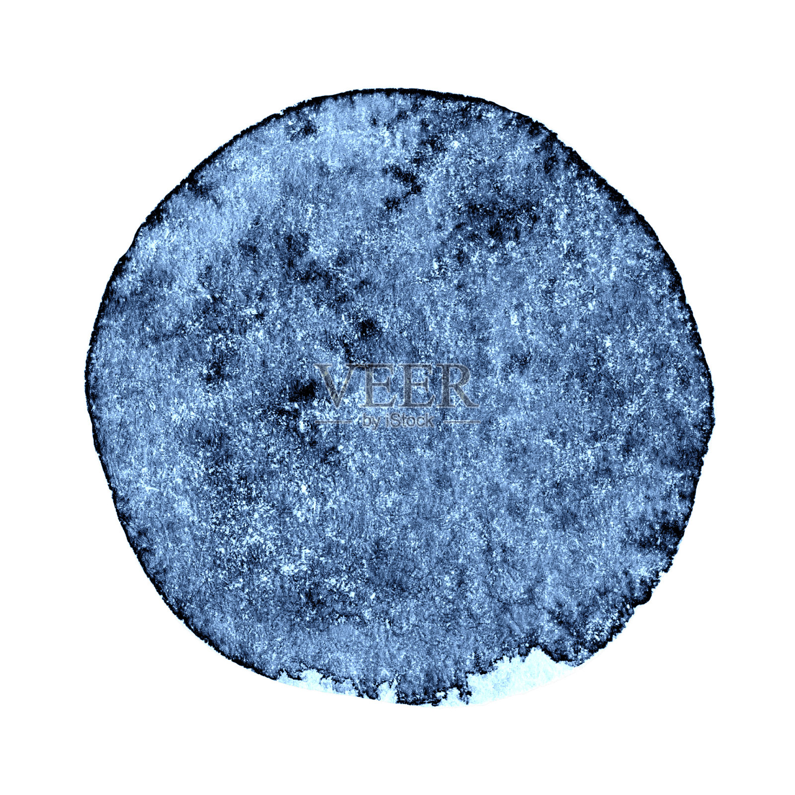 圆形水彩抽象墨点纹理背景。高分辨率照片摄影图片