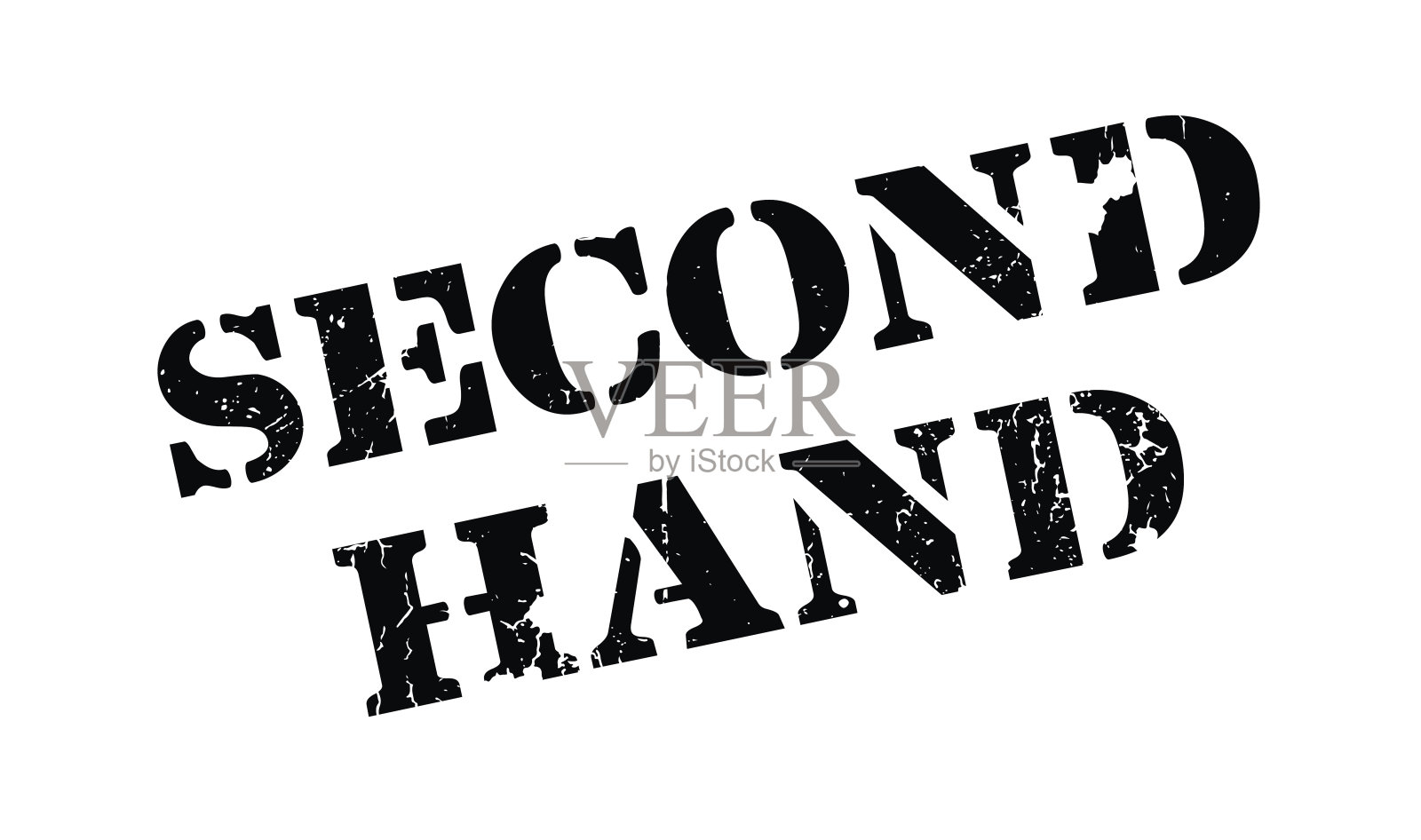 二手橡皮图章插画图片素材