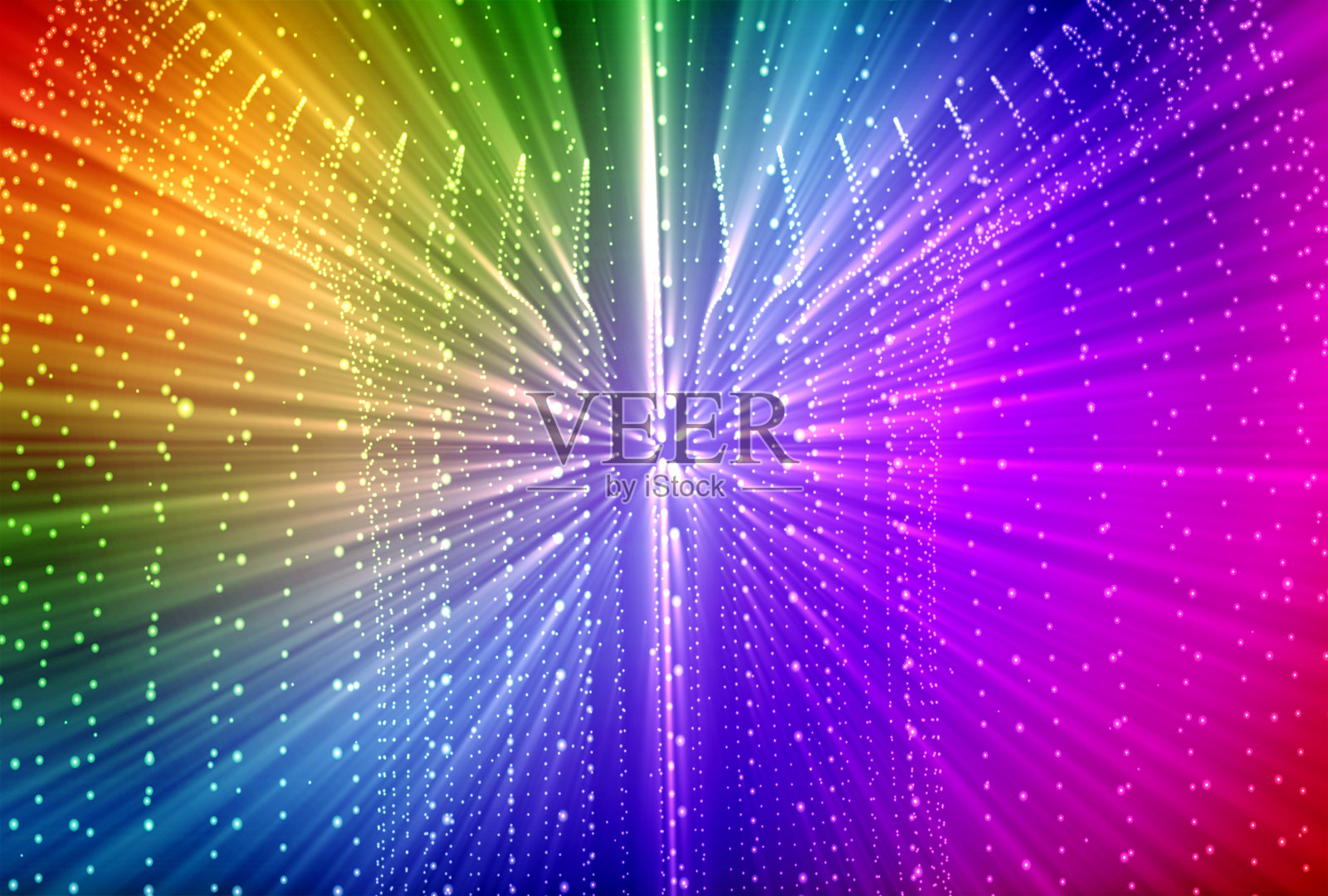 闪烁的复古灯光背景。照片摄影图片