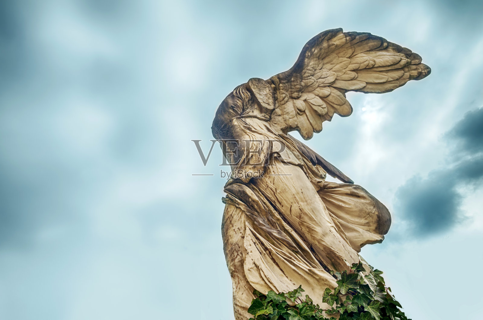 雕塑的耐克照片摄影图片