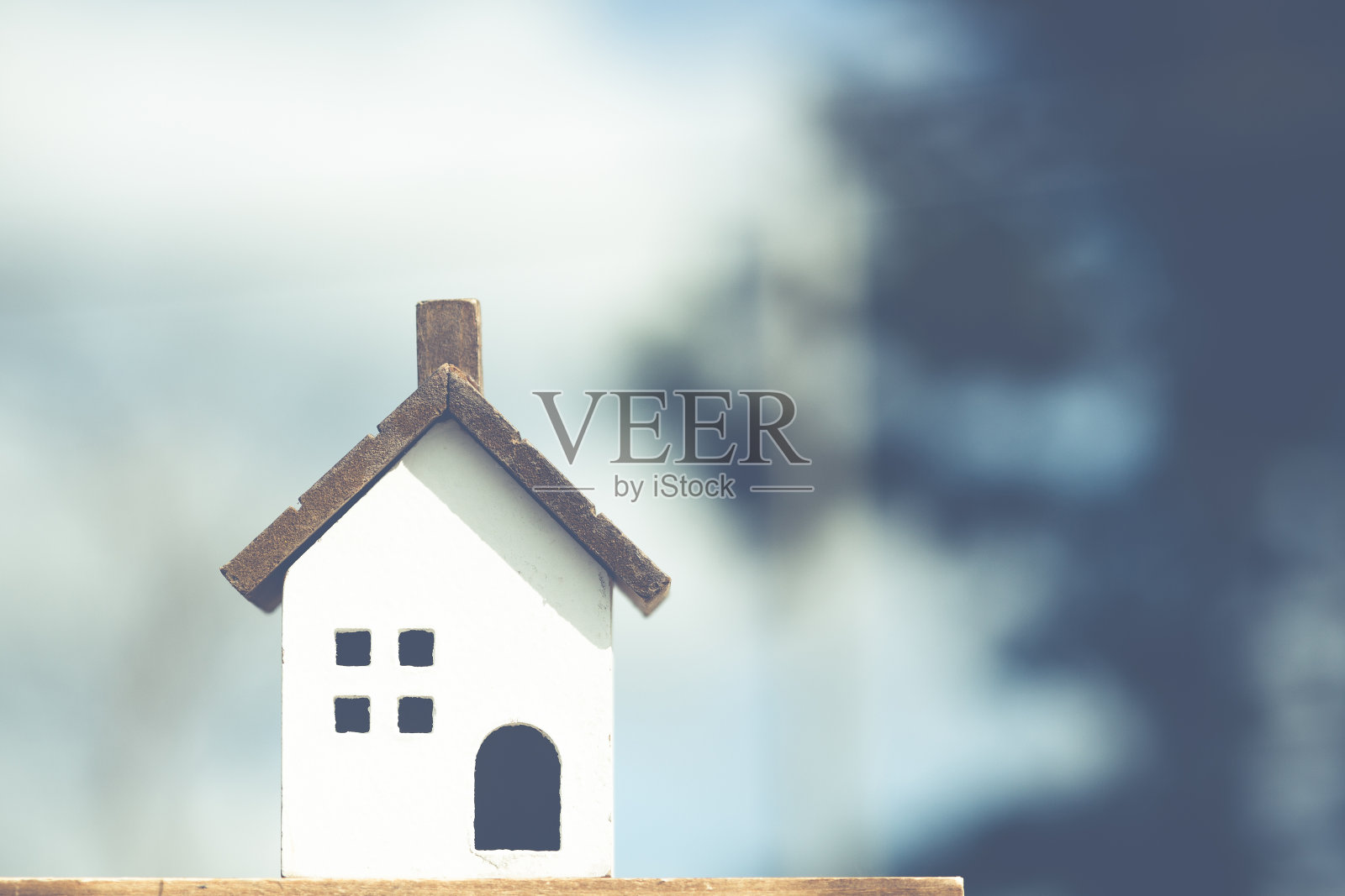 住宅模型和景观复制空间照片摄影图片