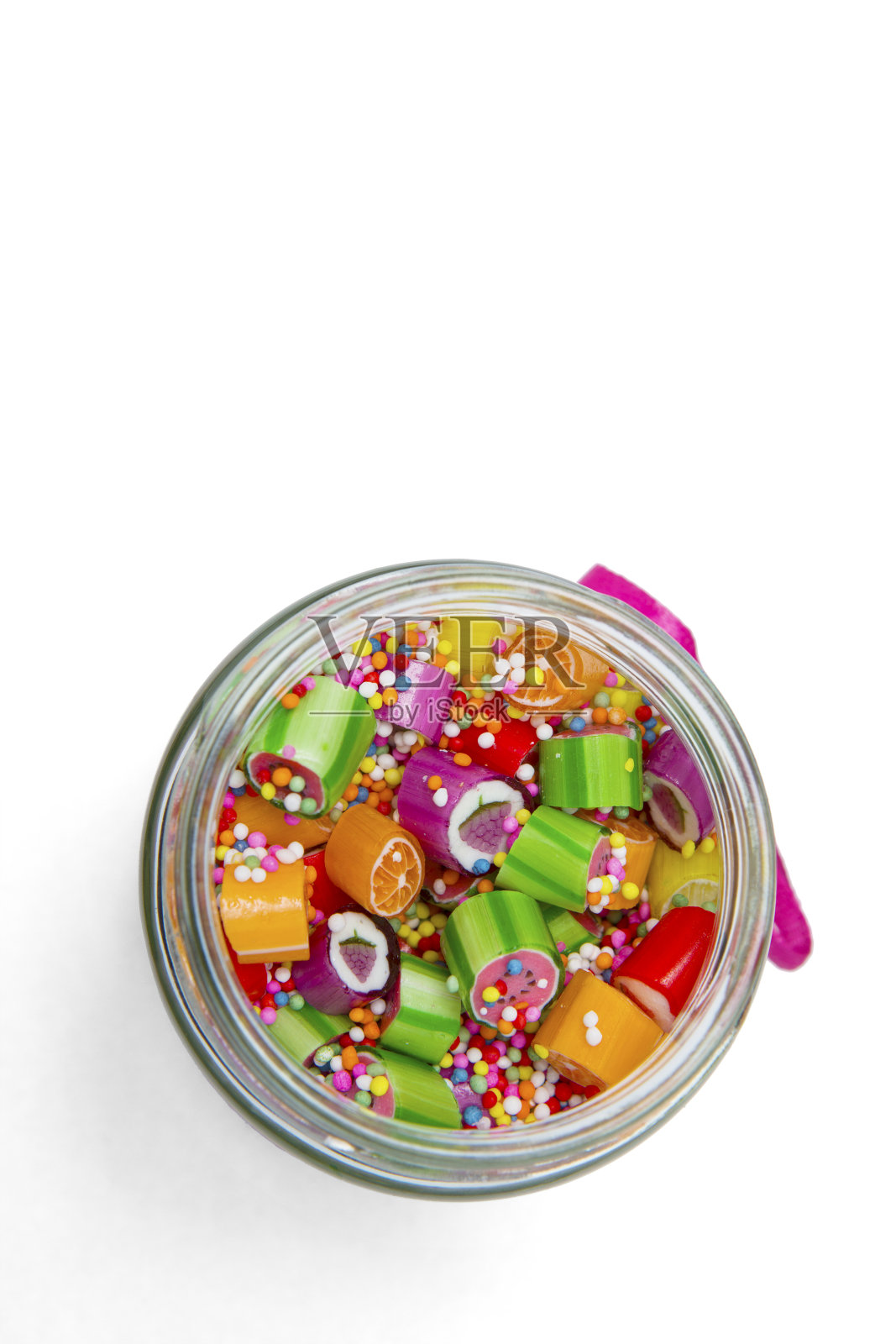 糖果在罐子里照片摄影图片