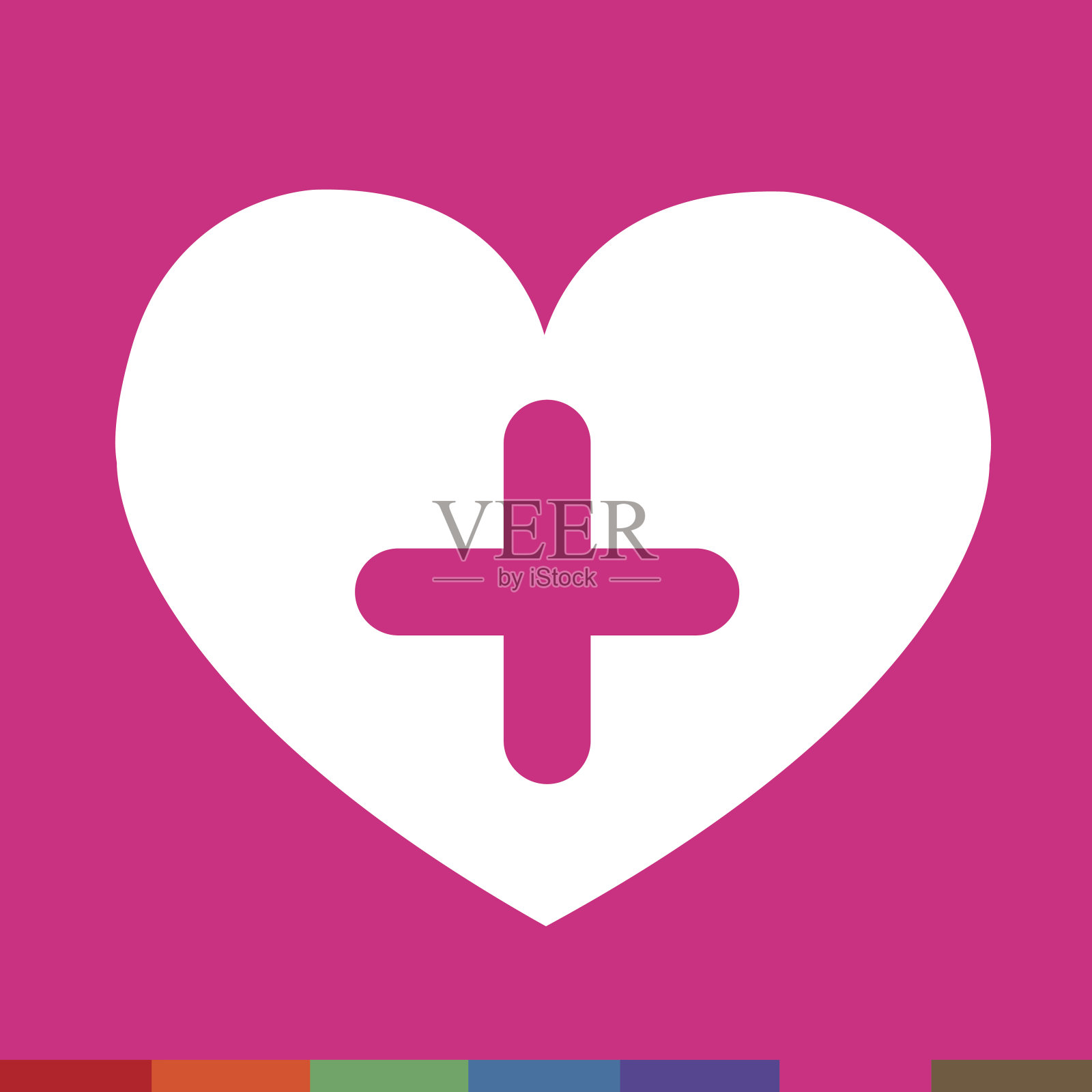 心形图标插图标识设计图标素材