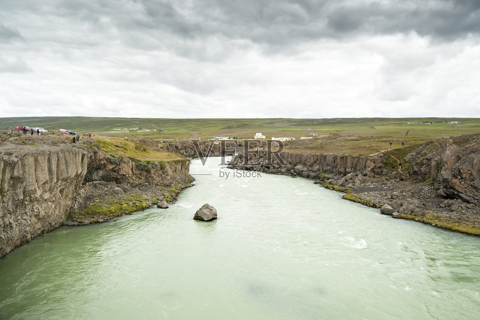 Skjalfandafljot河(冰岛)照片摄影图片