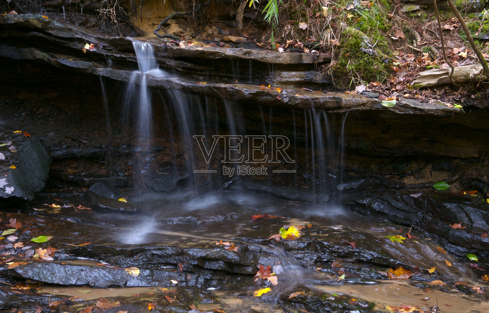 瀑布小琼照片摄影图片