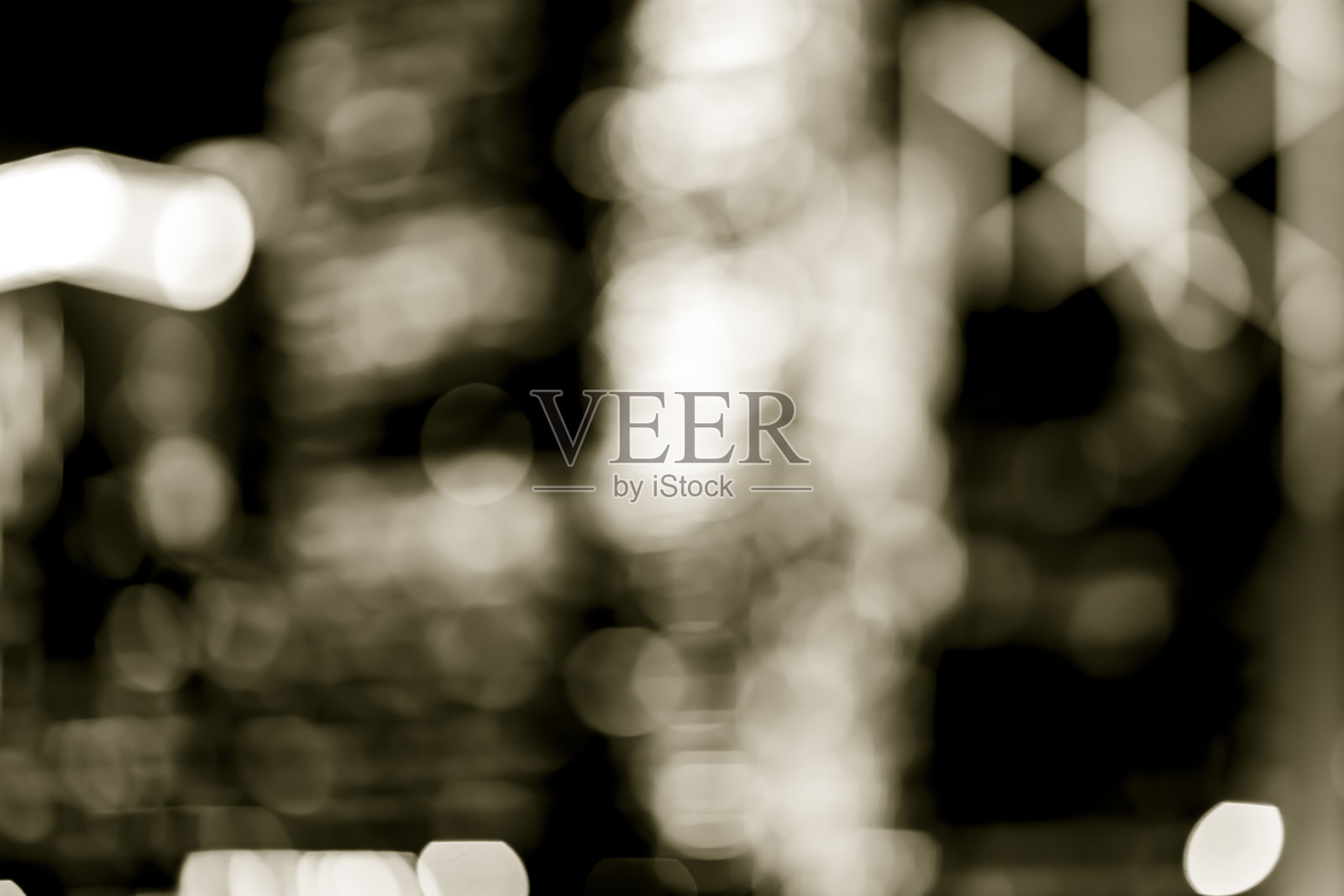 以复古风格的圆形散景模糊香港城市的形象照片摄影图片