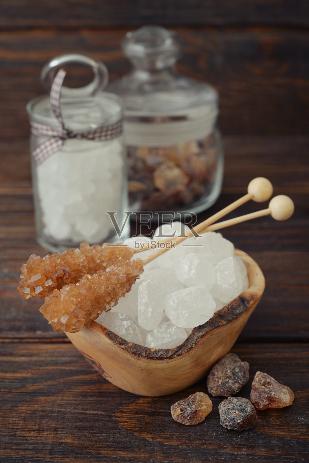 红糖和白糖照片摄影图片