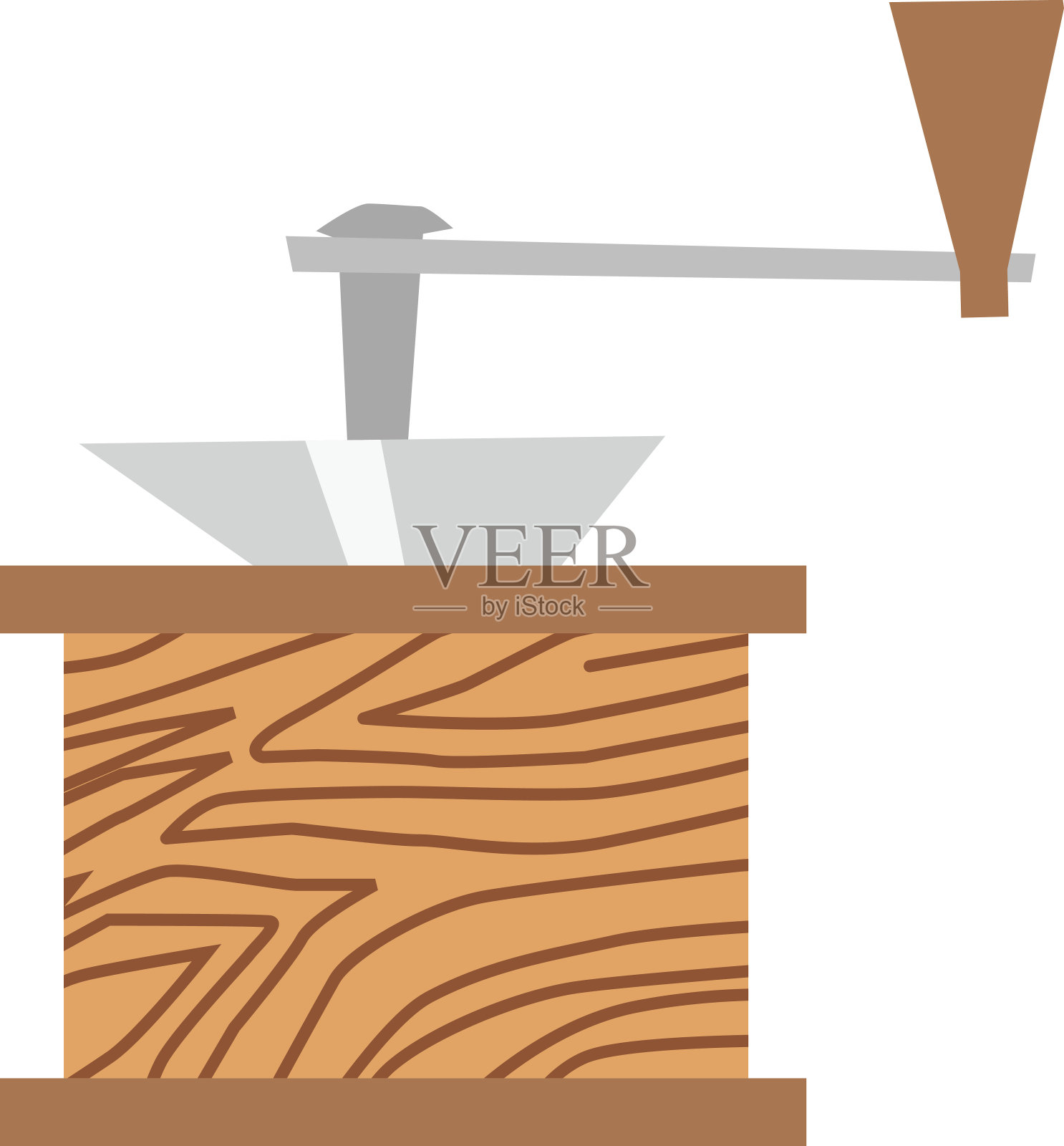 咖啡研磨机插画图片素材