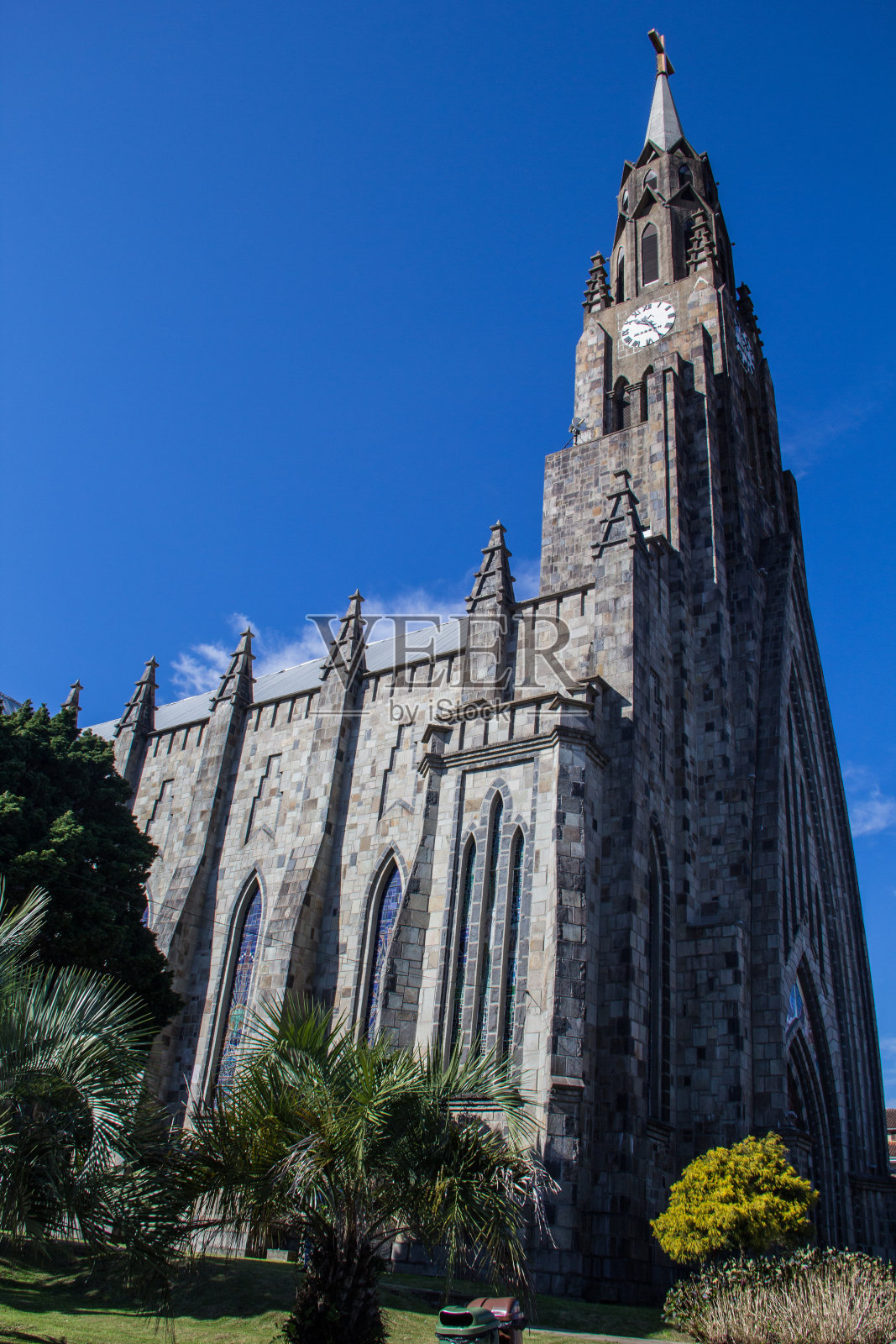 巴西南部Canela城的石头大教堂。德德岩石。照片摄影图片