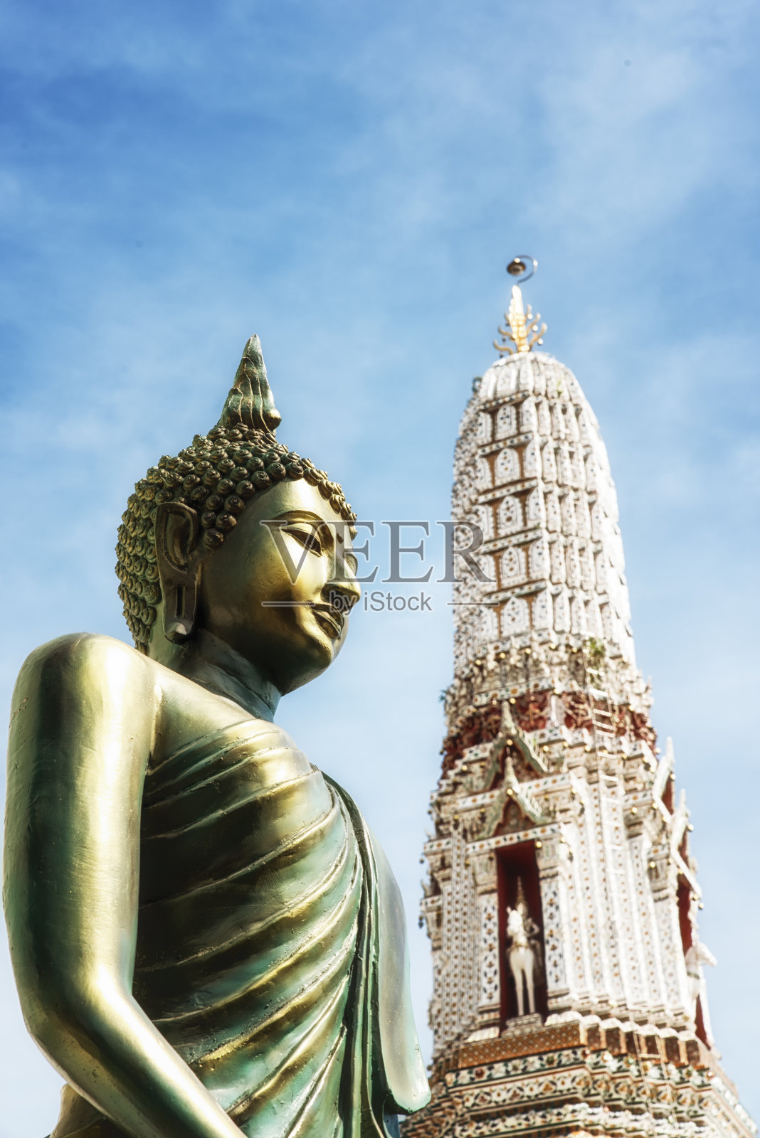 阿隆寺(黎明寺)-曼谷,泰国照片摄影图片