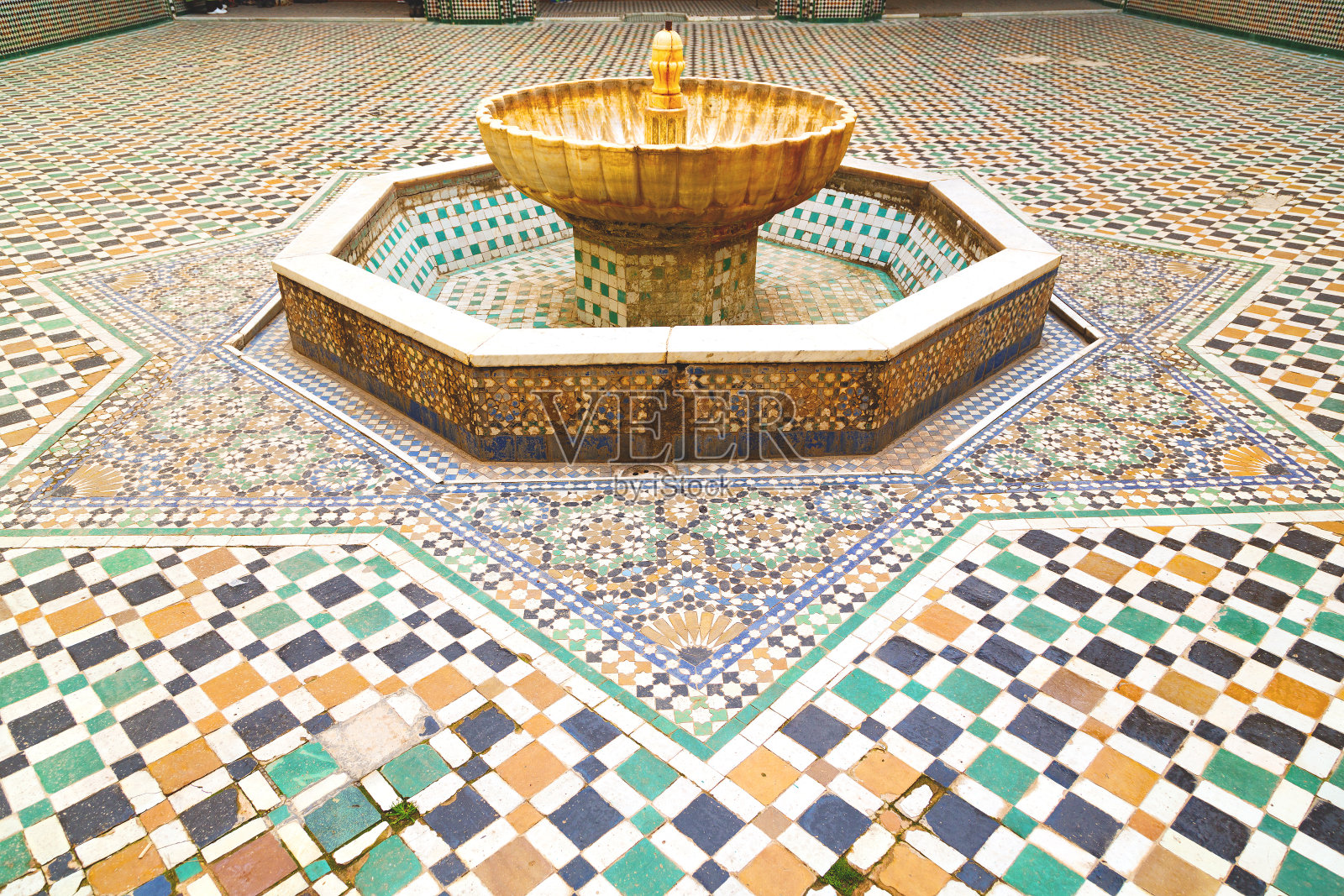 在摩洛哥非洲古老的宫殿照片摄影图片