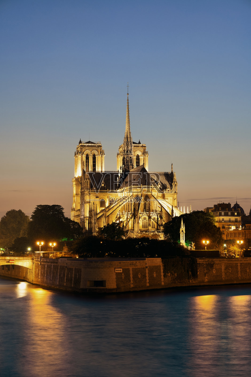 巴黎圣母院照片摄影图片