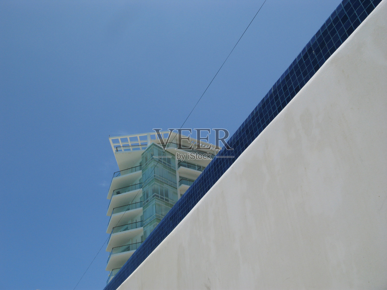 蓝色对角线照片摄影图片