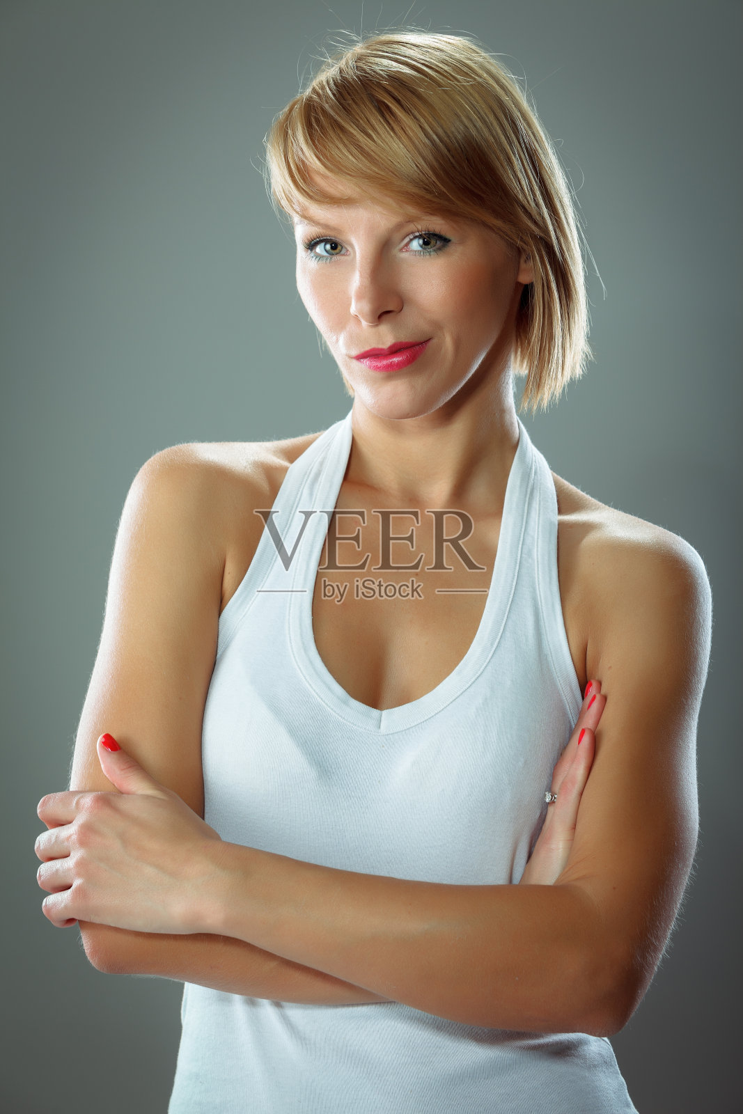 年轻美丽的女人的肖像照片摄影图片