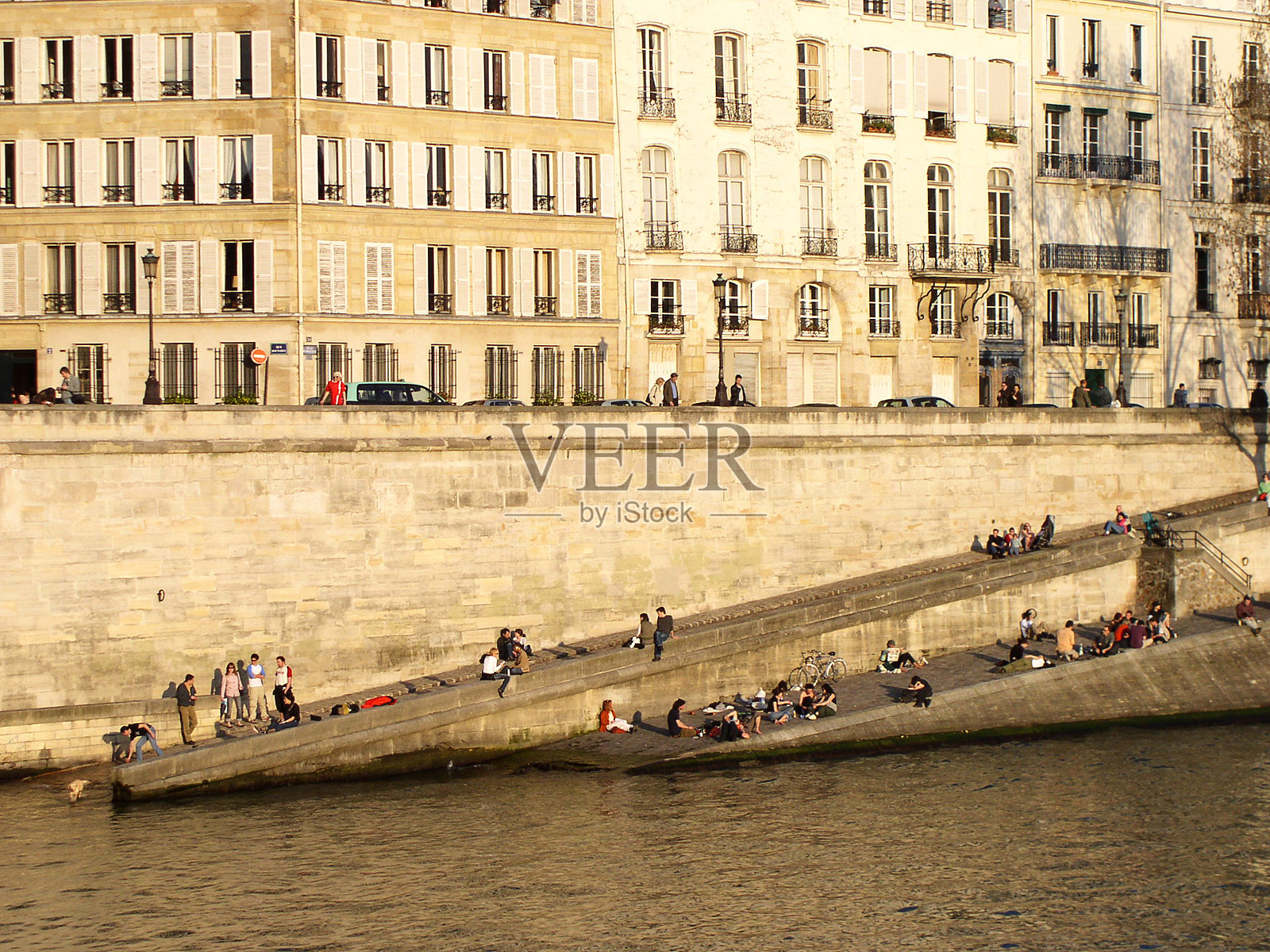 他的日落照片摄影图片
