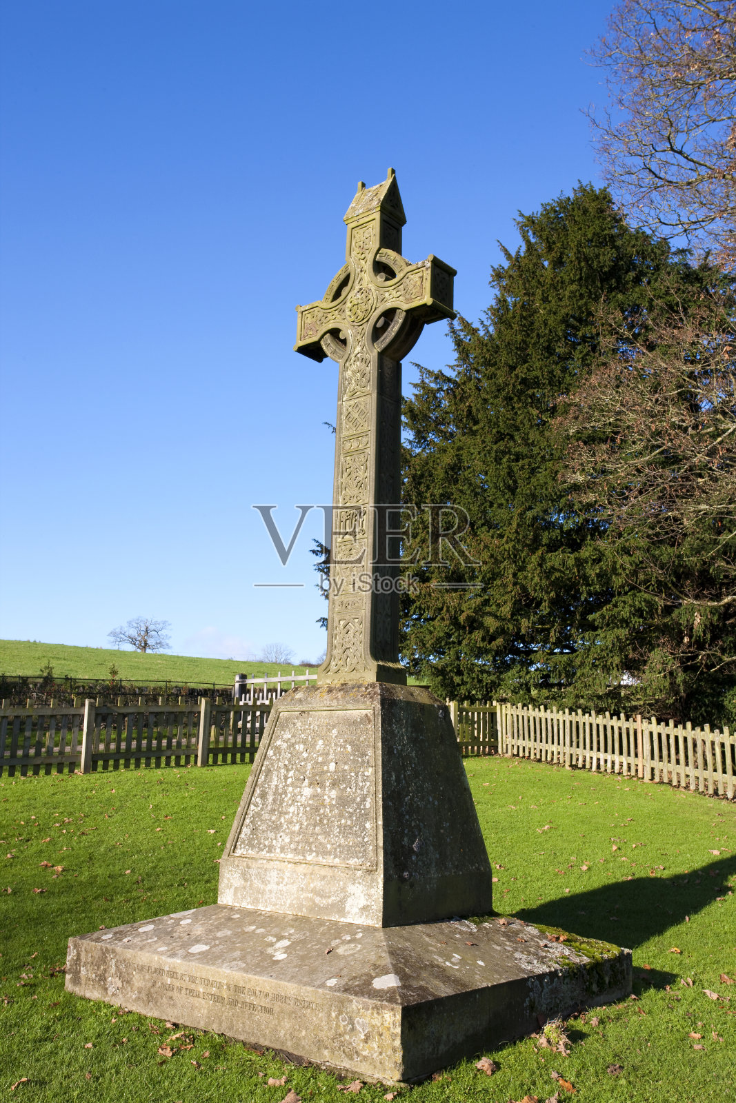 凯尔特十字纪念碑照片摄影图片