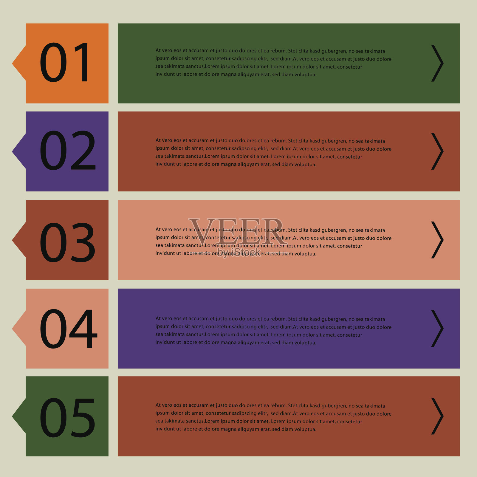 扁平的发光兰花横幅插画图片素材