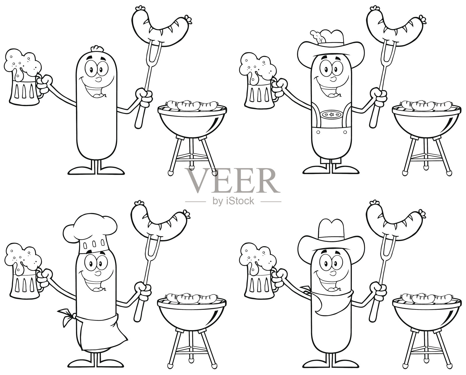 收集香肠- 8设计元素图片