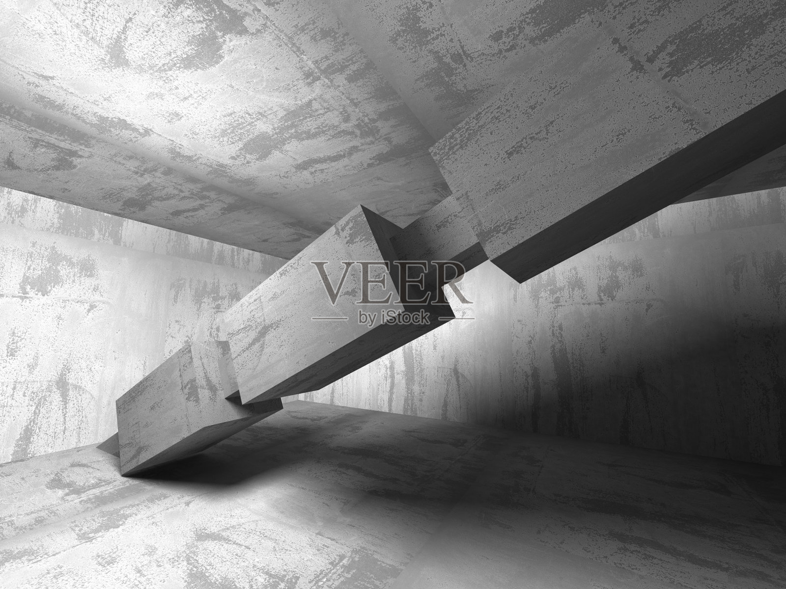 抽象几何混凝土建筑背景照片摄影图片