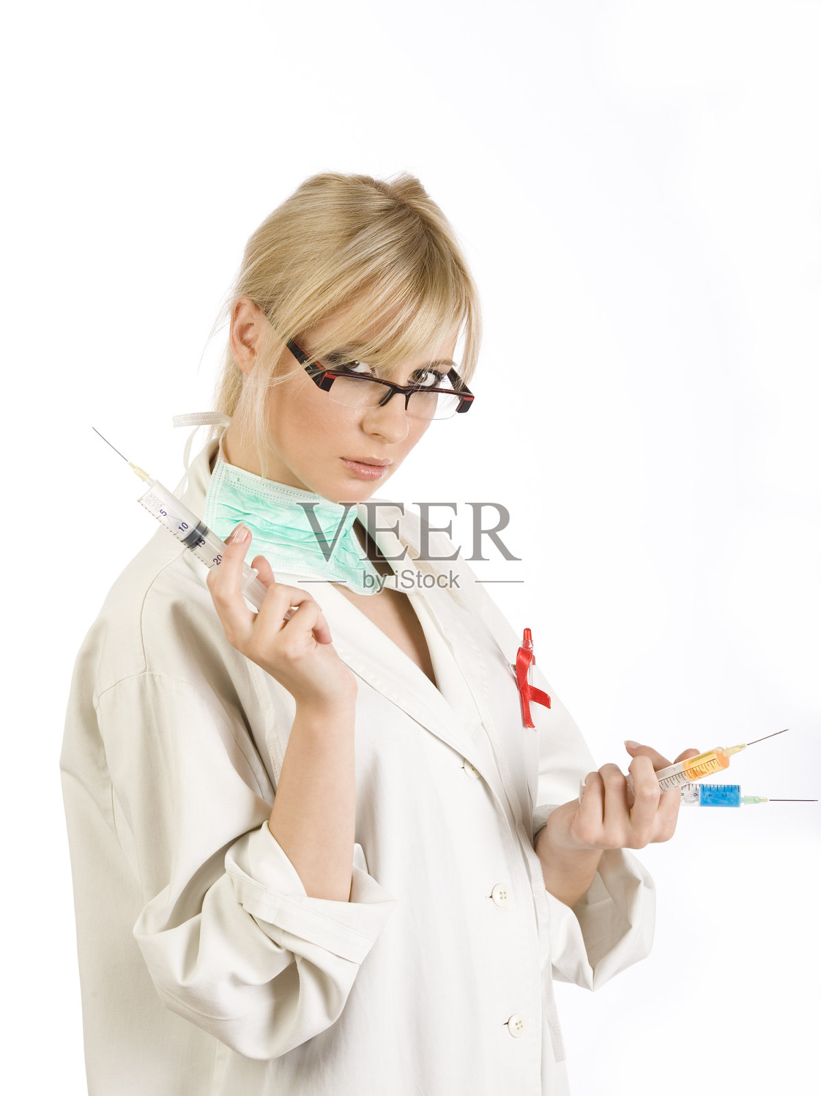 护士用注射器照片摄影图片