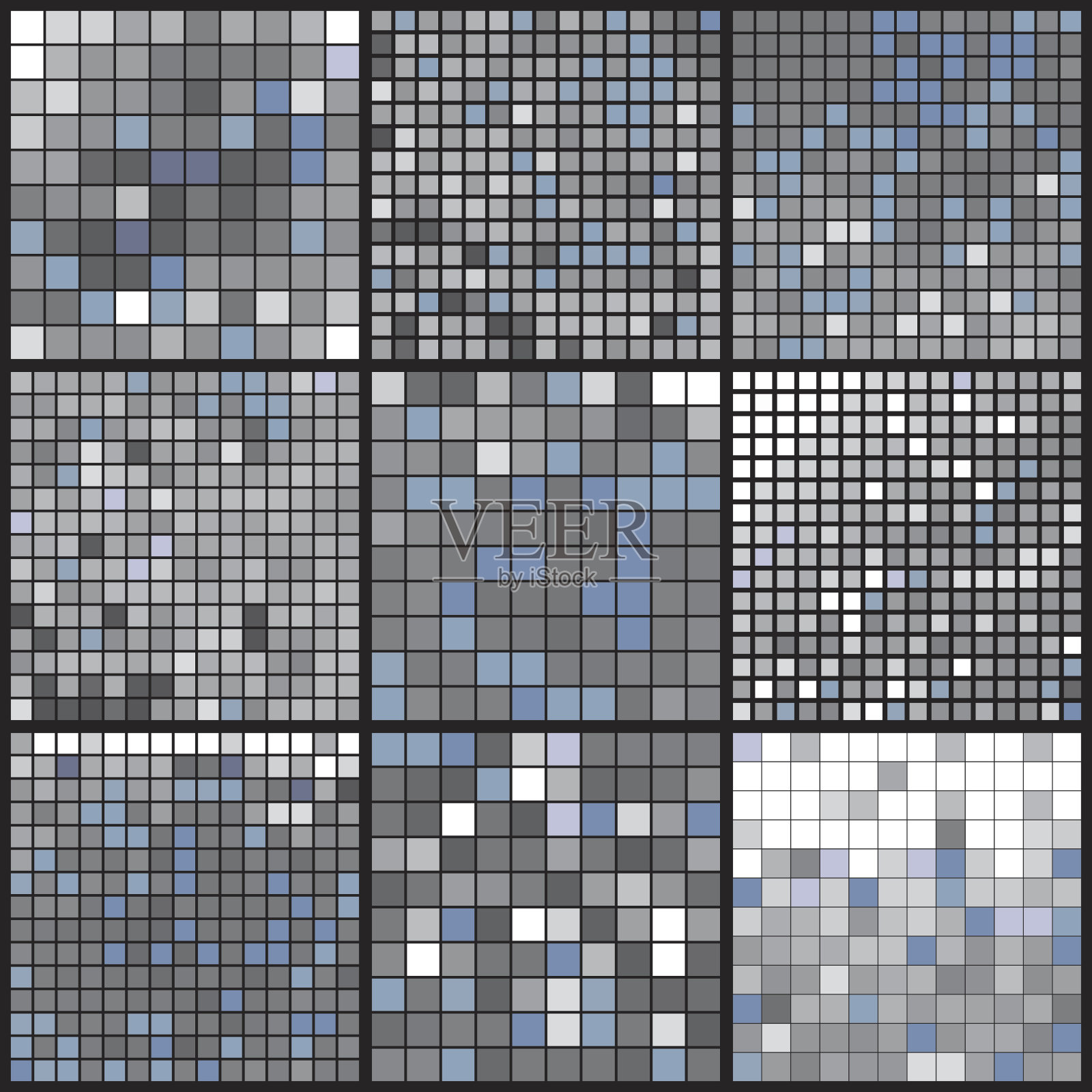 抽象的马赛克背景插画图片素材