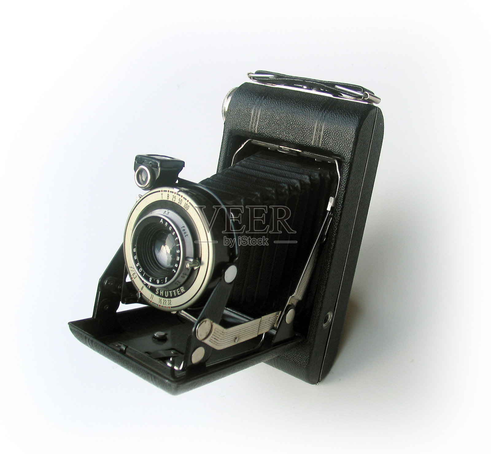 一台白色的旧相机照片摄影图片