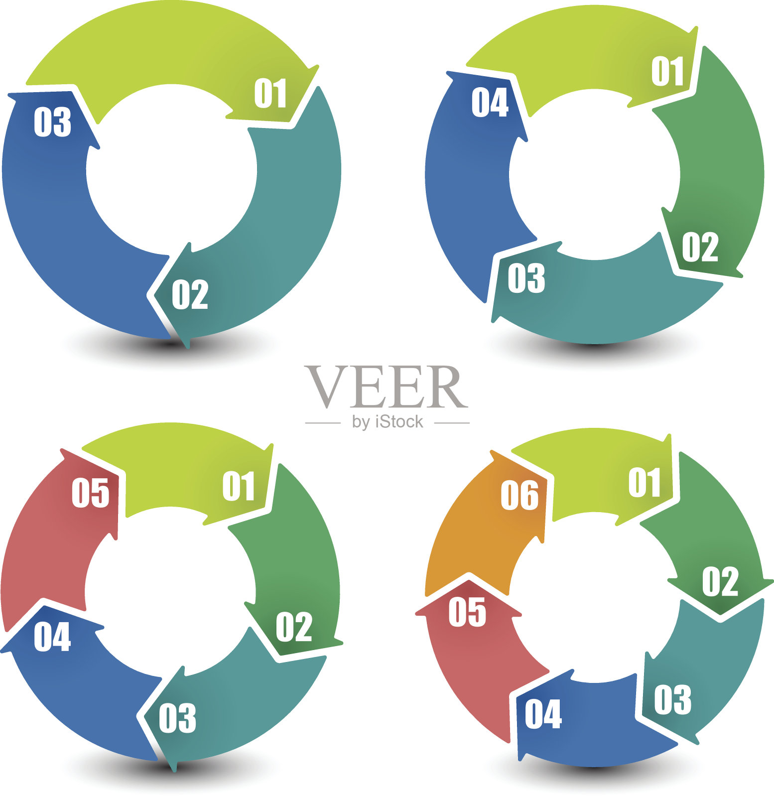 圆图模板插画图片素材