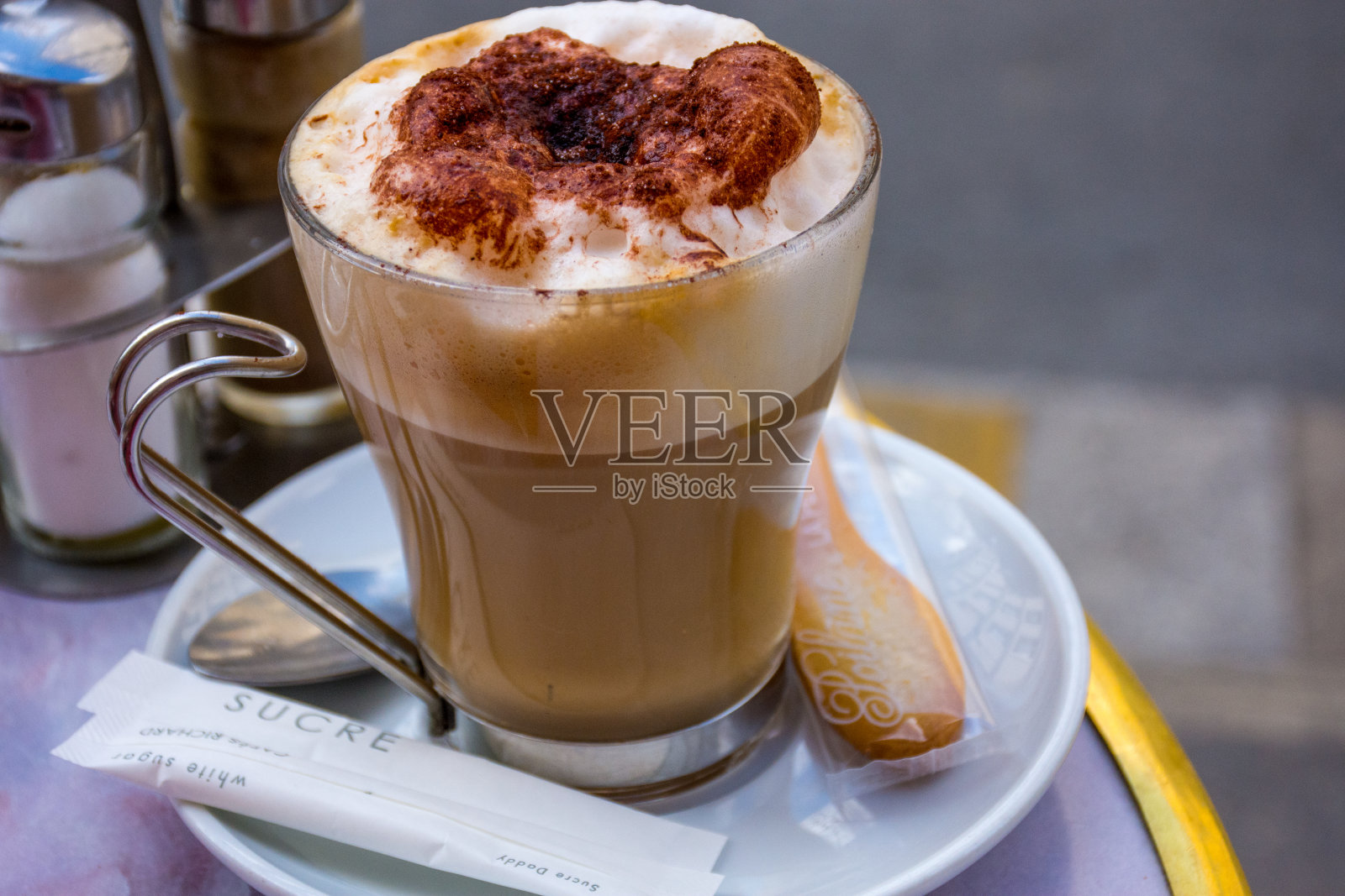 卡布奇诺和苏克雷准备好了照片摄影图片