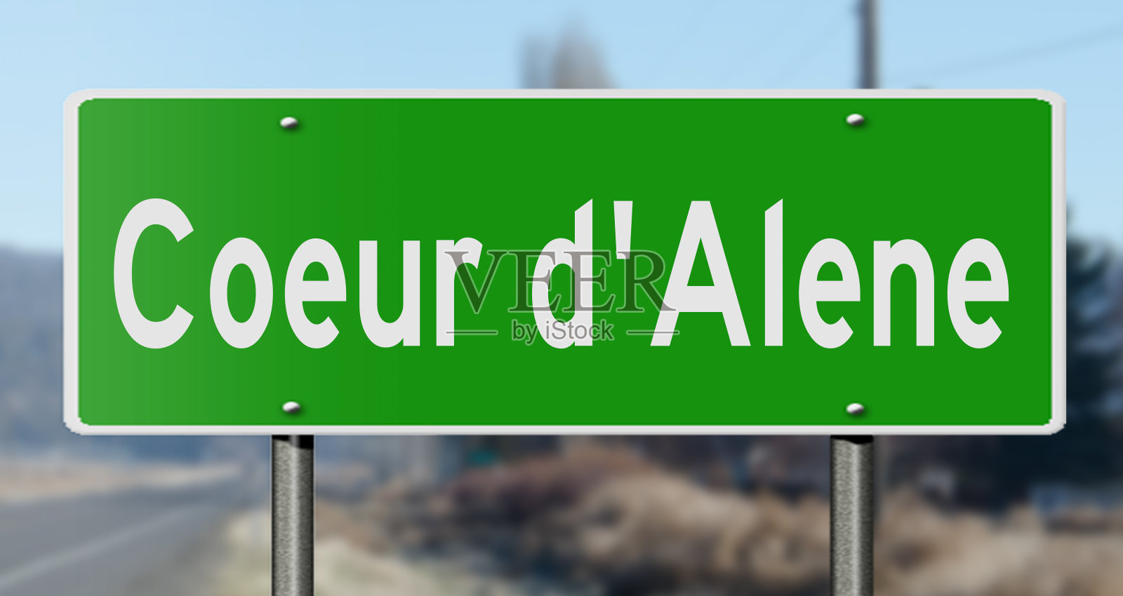 科达伦的高速公路标志照片摄影图片