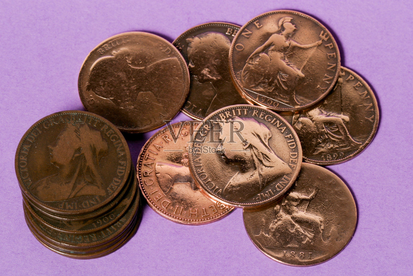 pre-decimal便士照片摄影图片