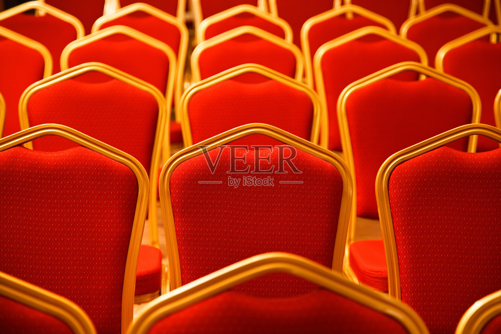 红色座位照片摄影图片