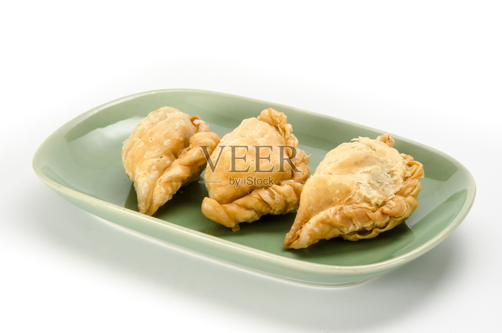 咖喱泡芙照片摄影图片