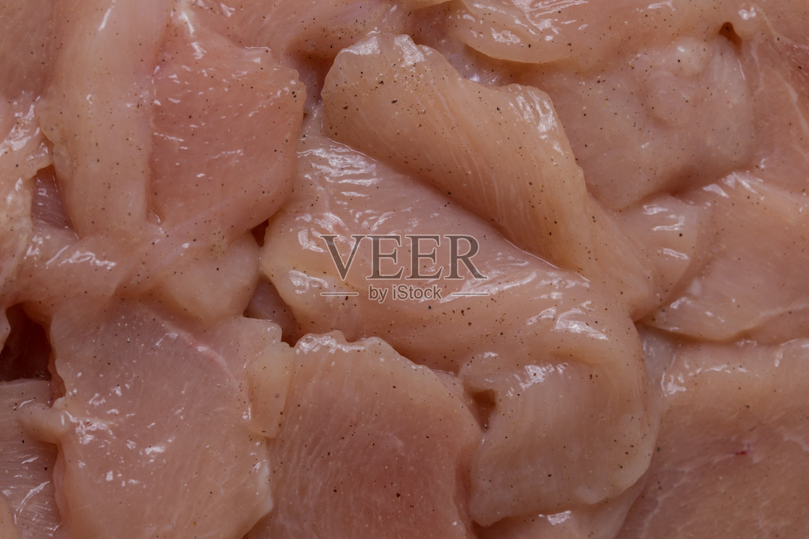 辣椒鸡胸肉照片摄影图片