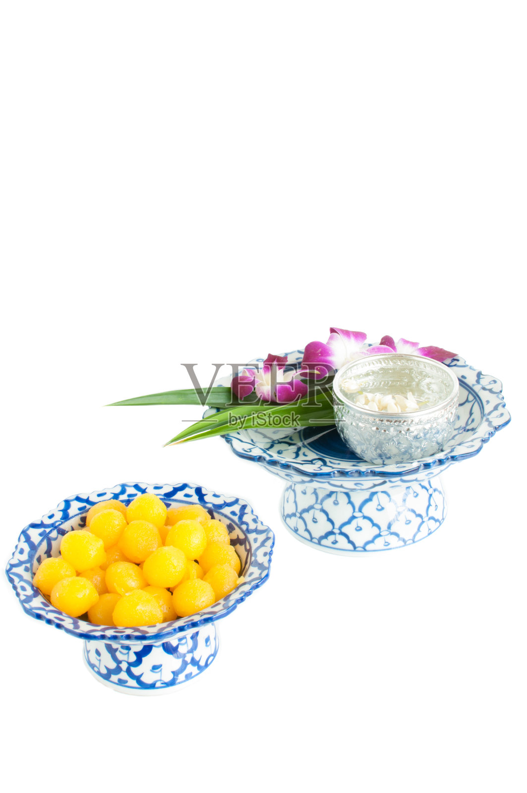 Kanom Thong Yod(金蛋黄滴)照片摄影图片