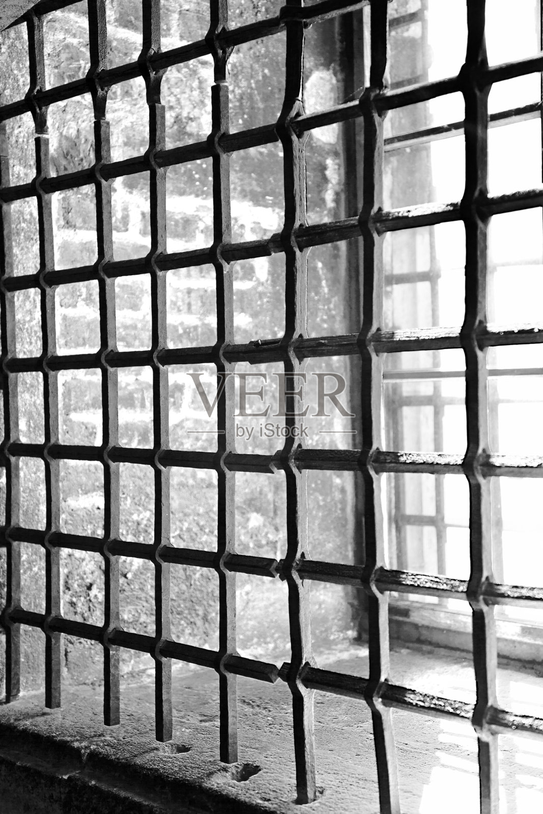 布拉格的铁窗照片摄影图片