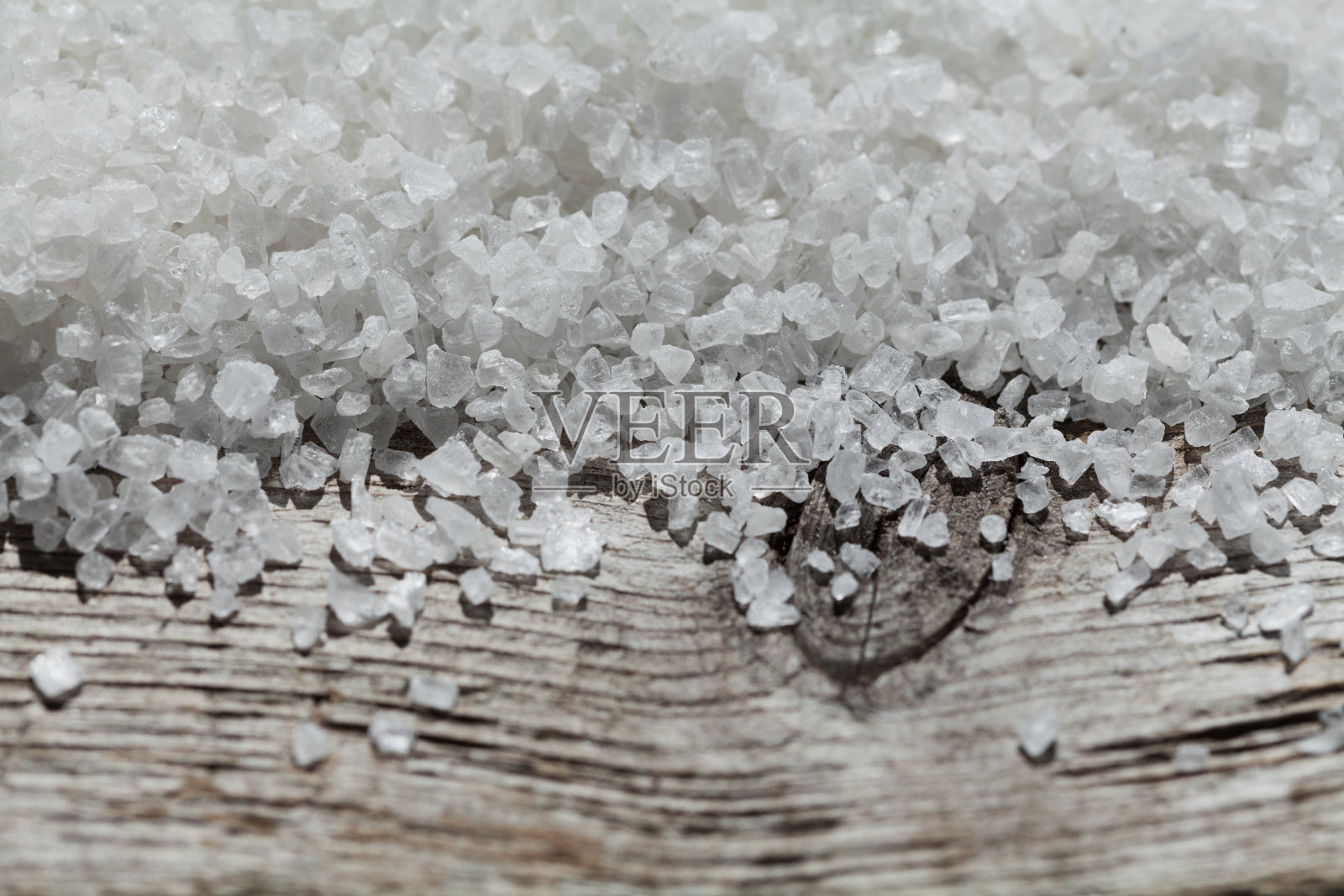 海盐在乡村木制背景照片摄影图片