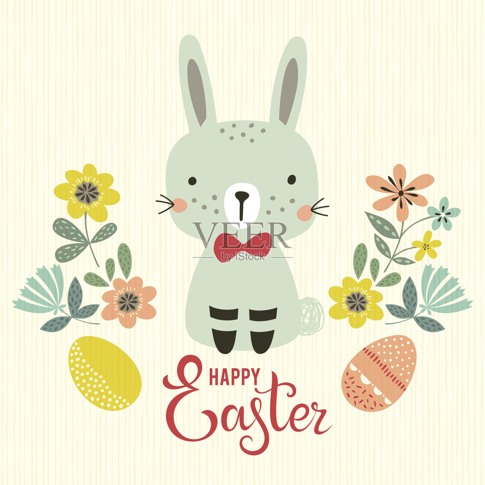 复活节Card_01插画图片素材