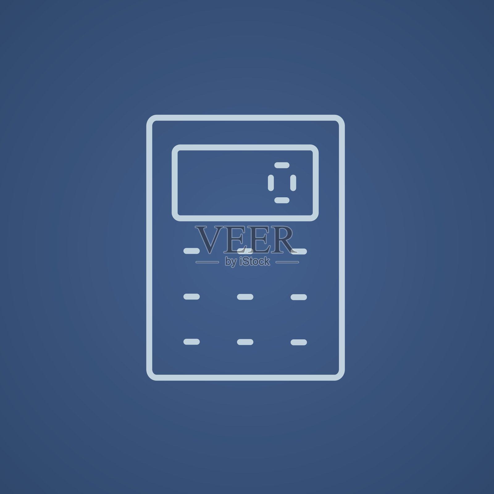 计算器一行图标插画图片素材