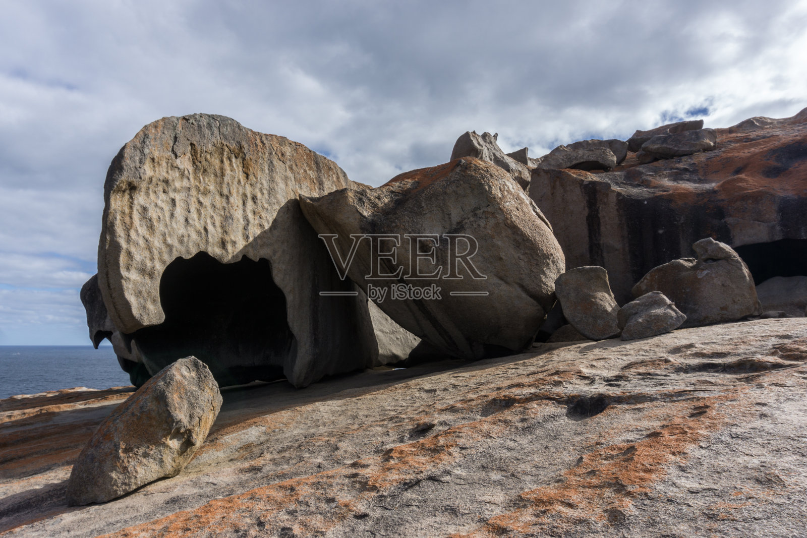 澳大利亚袋鼠岛上著名的岩石照片摄影图片