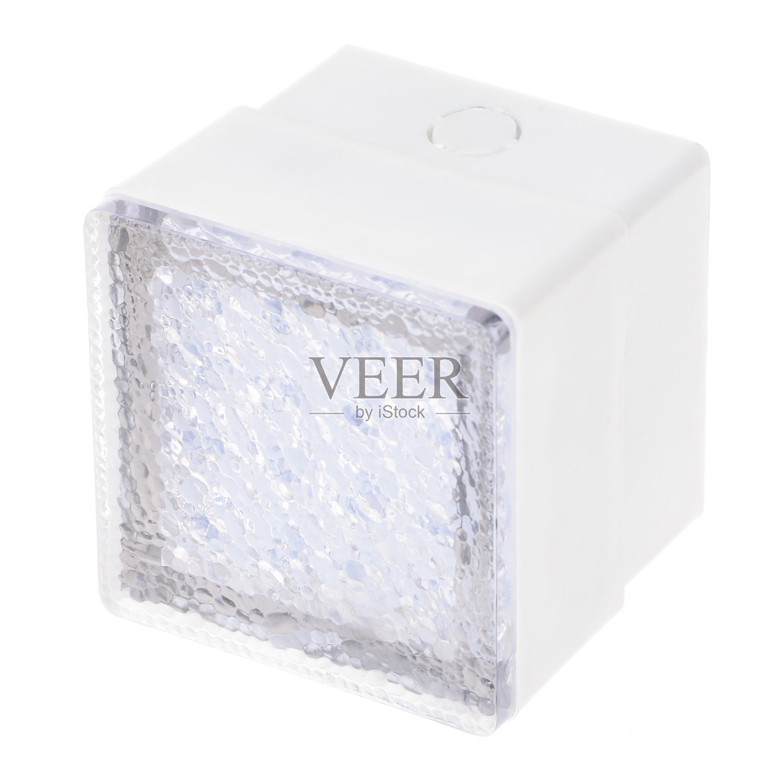 路灯孤立在白色背景上照片摄影图片