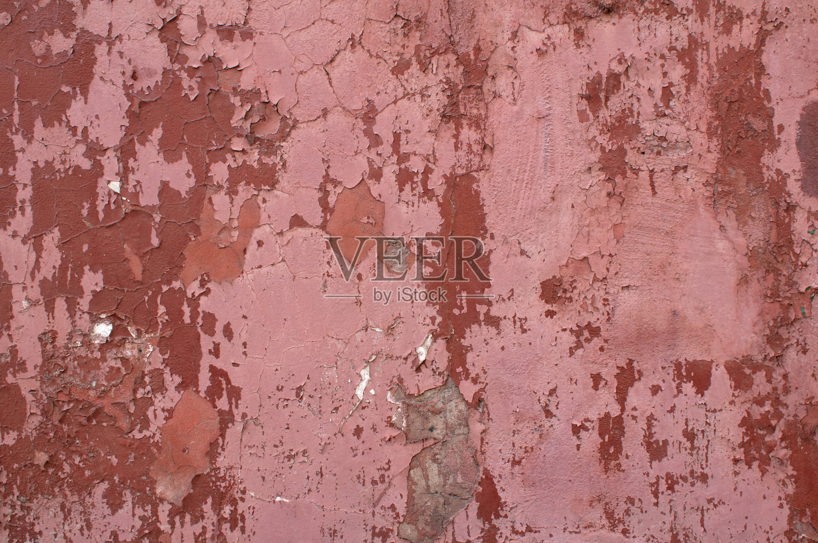 墙的纹理覆盖着粉红色的灰泥照片摄影图片
